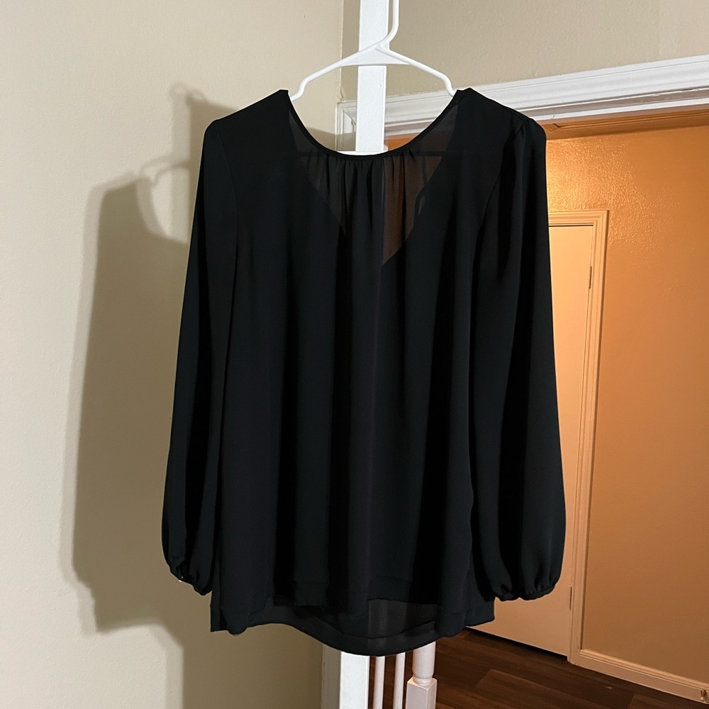 J Crew Chiffon Longsleeve